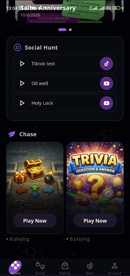 Chase games section